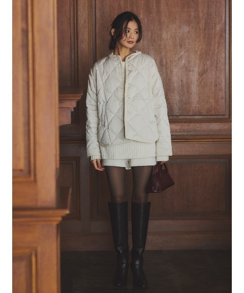 anuans×TAION ストールセットミドルダウン TAION×anuans】ストールセットミドルダウン（ダウンジャケット/コート