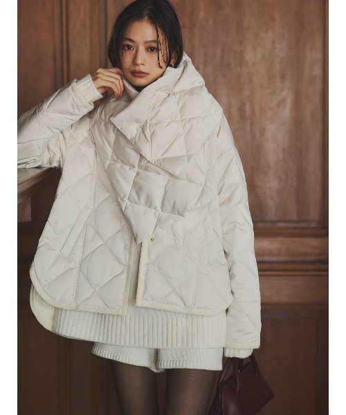 TAION×anuans】ストールセットミドルダウン（ダウンジャケット/コート