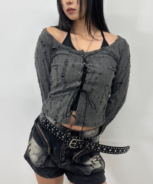 【限定値下げ】ボッコム　ロングオー A'GEM/9 × .kom 『.KOM/ドットケーオーエム』Grunge 2P Set Long