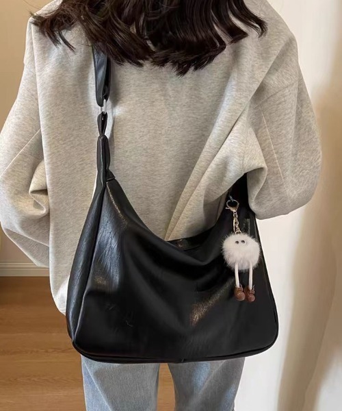 yuue' ( wear )(ユーイ)の「2WAYフェイクレザーショルダーバッグ(ショルダーバッグ・レディース・ダークブラウン/ブラック・FREE)」の8枚目の写真