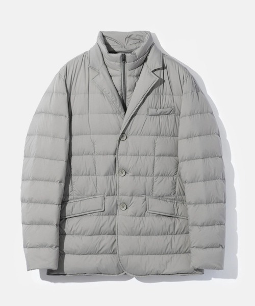 【高級グースダウン95%】ヘルノ ライトダウンジャケット 2way グレージュ セール】HERNO ヘルノ レジェンド ラ ジャッカ ジャケット ダウン
