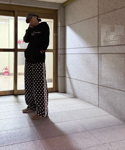 RONRON(ロンロン)の「DOT LACE LINE SWEAT PANTS BLACK(スウェットパンツ・レディース・その他・FREE)」の12枚目の写真