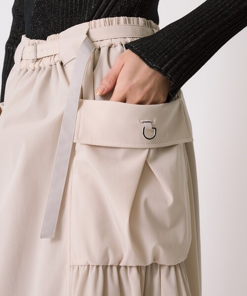 セール】ドロストバルーンスカート｜ウォッシャブル/撥水/秋服/冬服