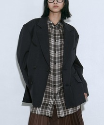 TOGA PULLA（トーガ　プルラ）の「【TOGA PULLA/トーガプルラ】Wool check jacket/ウールチェックジャケット（テーラードジャケット）」