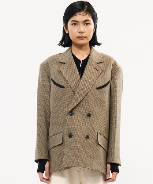 ＜新品　未使用　送料無料 ＞TOGA PULLA　ジャケット TOGA ARCHIVES/トーガアーカイブス】Puff shoulder jacket/パフ