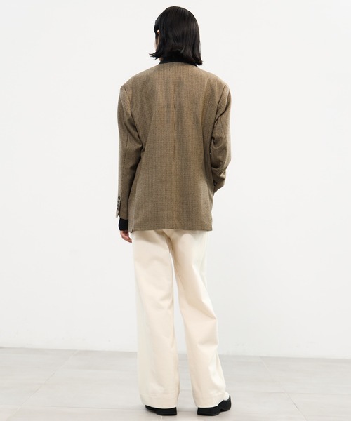 TOGA PULLA/トーガプルラ】Wool check jacket/ウールチェック