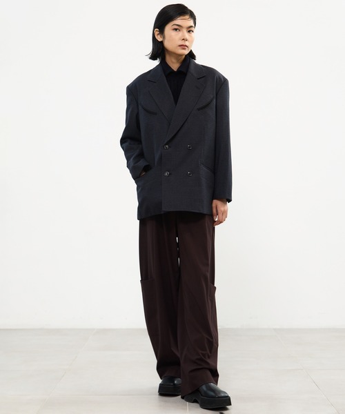 TOGA PULLA/トーガプルラ】Wool check jacket/ウールチェック