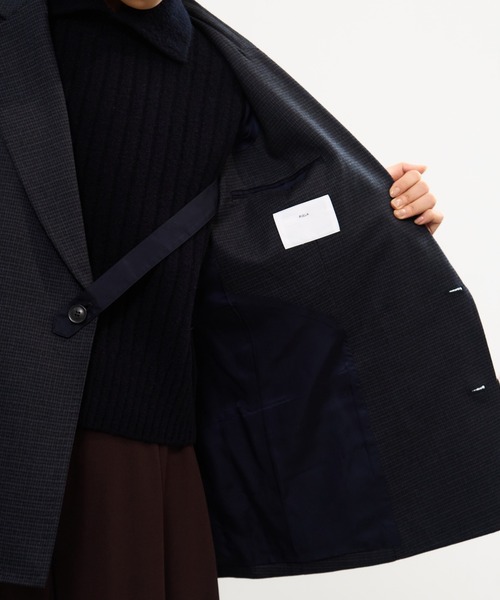 TOGA PULLA/トーガプルラ】Wool check jacket/ウールチェック