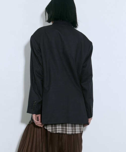 TOGA PULLA/トーガプルラ】Wool check jacket/ウールチェック