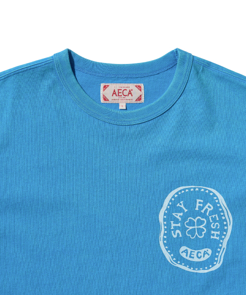 AECA(エイカ)の「STAY FRESH HALF SLEEVE-SUNFADE BLUE(Tシャツ/カットソー・レディース・その他・SMALL/MEDIUM/LARGE/X-LARGE)」の3枚目の写真