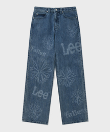 Fallett（ファレット）の「[FallettXLee] フラワープリントデニムパンツブルー（デニムパンツ）」