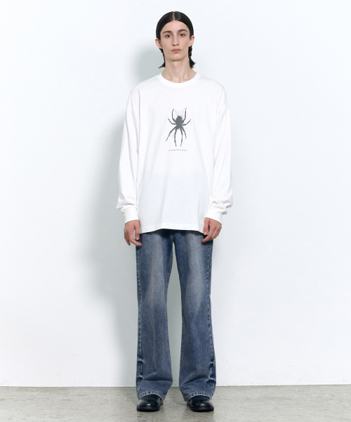 INSILENCE(インサイロンス)の「スパイダー ロングスリーブ OFF WHITE(Tシャツ/カットソー・レディース・その他・SMALL/MEDIUM/LARGE)」の2枚目の写真