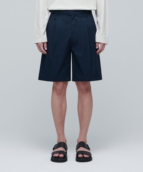 MUSINSA STANDARD（ムシンサスタンダード）の「コットングルカショーツ [ネイビー]（その他パンツ・メンズ・その他・38/30/27/28/29/31/32/33/34/36）」の2枚目の写真