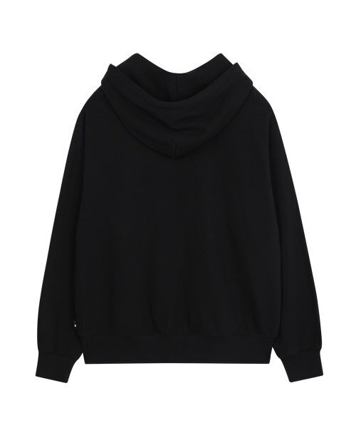 YOUHEE RIBBON HOOD ZIP-UP BLACK（パーカー）｜YOUHEE（ユヒ）の