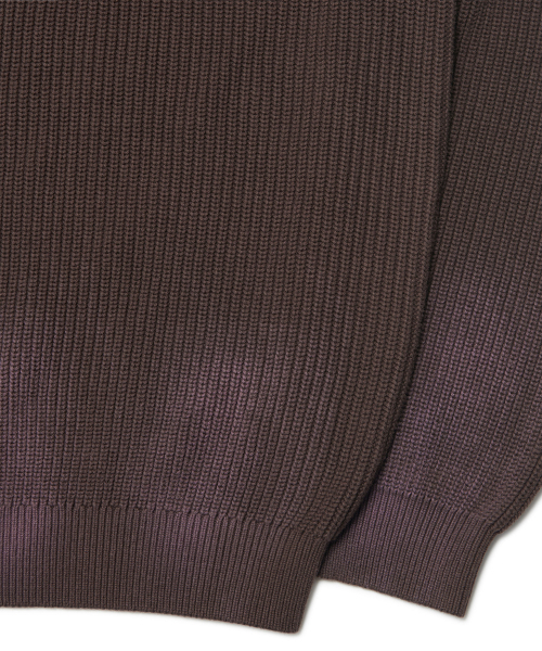 NOMANUAL（NOMANUAL）の「SPRAY DYEING KNIT - BROWN（ニット/セーター・レディース・その他・X-LARGE/SMALL/MEDIUM/LARGE）」の5枚目の写真