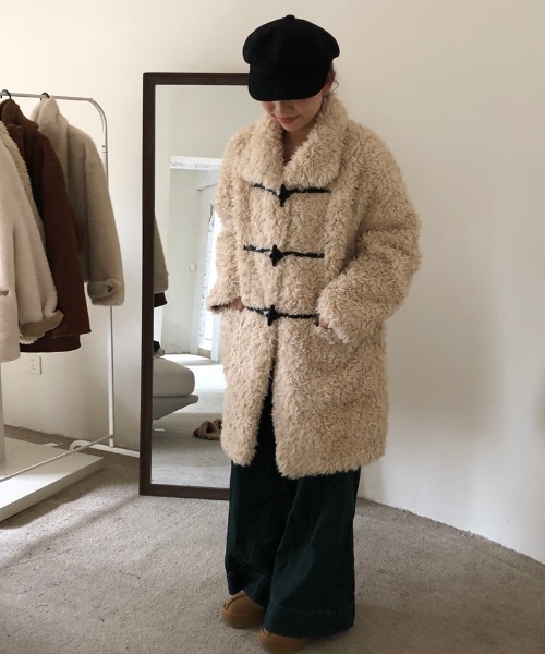 オーバーサイズボアコート