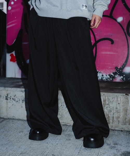 improves(インプローブス)の「リラックス イージーパンツ(スラックス・メンズ・ブラウン/ベージュ/チャコール/ブラック・LARGE/MEDIUM)」の5枚目の写真