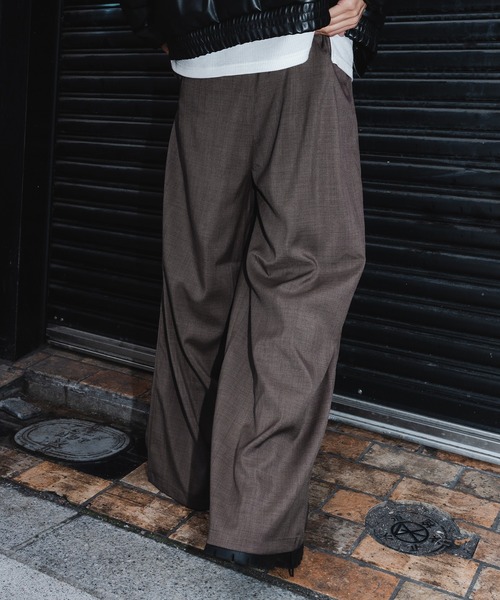 improves(インプローブス)の「リラックス イージーパンツ(スラックス・メンズ・ブラウン/ベージュ/チャコール/ブラック・LARGE/MEDIUM)」の12枚目の写真