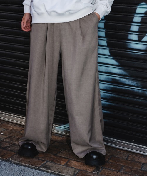 improves(インプローブス)の「リラックス イージーパンツ(スラックス・メンズ・ブラウン/ベージュ/チャコール/ブラック・LARGE/MEDIUM)」の18枚目の写真