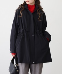 レディースのモッズコート（ブルー・ネイビー/青色系・フード取り外し