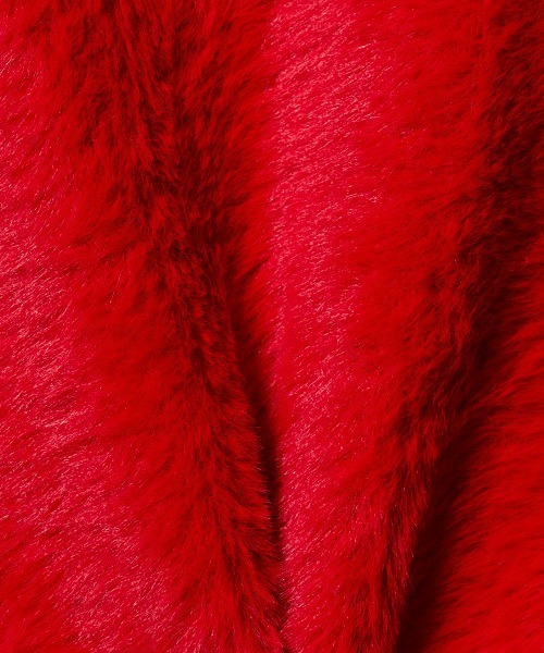 DOUBLE STANDARD CLOTHING（ダブルスタンダードクロージング）の「シャギーモールカーディガン（カーディガン/ボレロ・レディース・オフホワイト/レッド・36/38）」の11枚目の写真