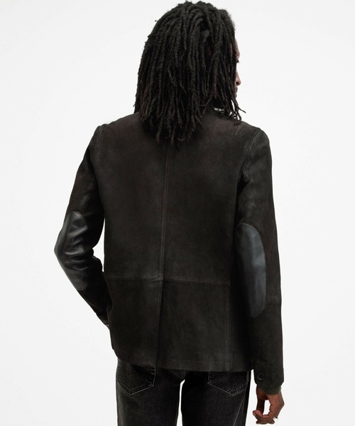 ALLSAINTS（オールセインツ）の「ALLSAINTS SURVEY LTHR BLAZER（ライダースジャケット・メンズ・グレー系その他・SMALL/MEDIUM/LARGE）」の7枚目の写真