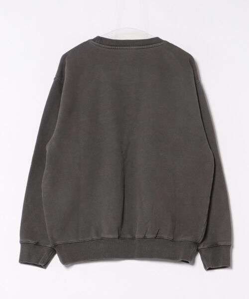 BIRDWELL(バードウェル)の「【BIRDWELL/バードウェル】WORDMARK PGM SWEATSHIRT-JP 日本別注 ピグメント加工 ブランドロゴ スウェット トレーナー(スウェット・メンズ・グレー/ブルー・SMALL/MEDIUM/LARGE/X-LARGE)」の5枚目の写真