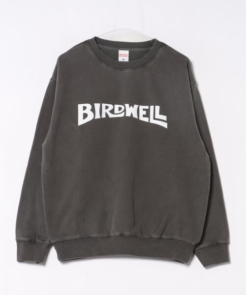 BIRDWELL(バードウェル)の「【BIRDWELL/バードウェル】WORDMARK PGM SWEATSHIRT-JP 日本別注 ピグメント加工 ブランドロゴ スウェット トレーナー(スウェット・メンズ・グレー/ブルー・SMALL/MEDIUM/LARGE/X-LARGE)」の3枚目の写真