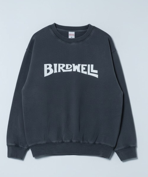 BIRDWELL(バードウェル)の「【BIRDWELL/バードウェル】WORDMARK PGM SWEATSHIRT-JP 日本別注 ピグメント加工 ブランドロゴ スウェット トレーナー(スウェット・メンズ・グレー/ブルー・SMALL/MEDIUM/LARGE/X-LARGE)」の6枚目の写真