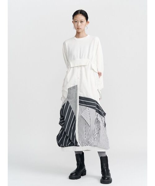 UN3D.（アンスリード）の「DECONSTRUCTION DOCKING OP / ディコンストラクションドッキングワンピース（ワンピース・レディース・ネイビー/その他1/ブラック・36/38）」の11枚目の写真