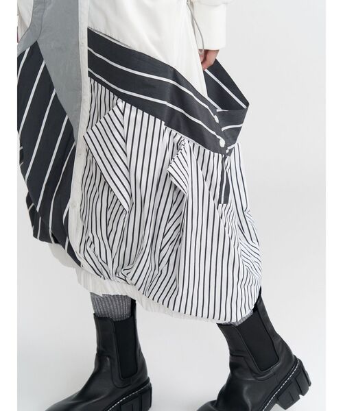 UN3D.（アンスリード）の「DECONSTRUCTION DOCKING OP / ディコンストラクションドッキングワンピース（ワンピース・レディース・ネイビー/その他1/ブラック・36/38）」の15枚目の写真