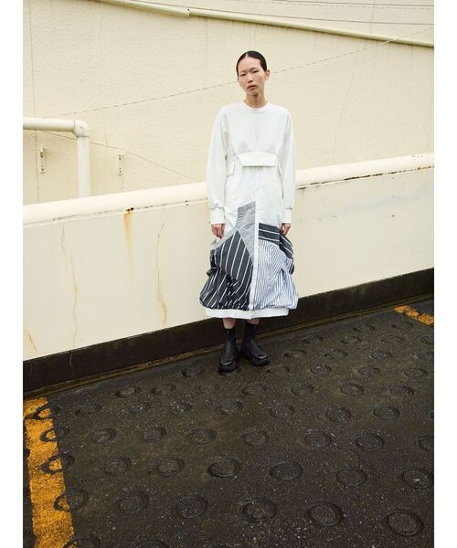 UN3D.（アンスリード）の「DECONSTRUCTION DOCKING OP / ディコンストラクションドッキングワンピース（ワンピース・レディース・ネイビー/その他1/ブラック・36/38）」の3枚目の写真