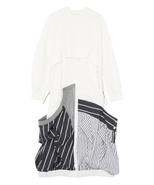 UN3D.（アンスリード）の「DECONSTRUCTION DOCKING OP / ディコンストラクションドッキングワンピース（ワンピース・レディース・ネイビー/その他1/ブラック・36/38）」の4枚目の写真