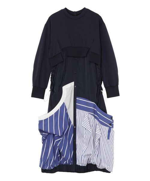 UN3D.（アンスリード）の「DECONSTRUCTION DOCKING OP / ディコンストラクションドッキングワンピース（ワンピース・レディース・ネイビー/その他1/ブラック・36/38）」の6枚目の写真
