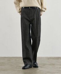 DRAW FIT（ドローフィット）の「Relaxed Wide Denim Pants [BLACK]（デニムパンツ）」