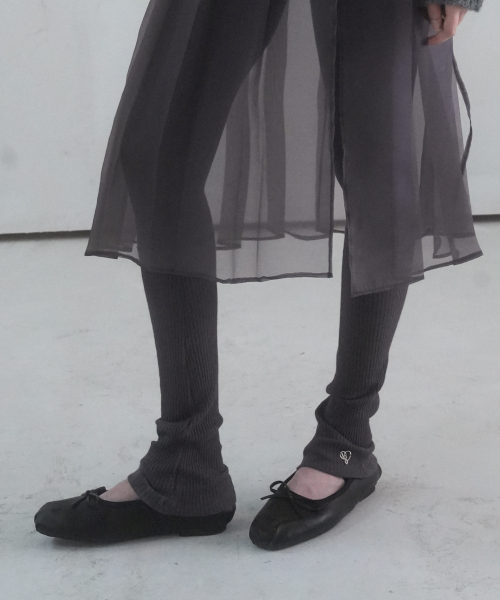 Vivacious（ビバシャス）の「Claire Bootscut Knit Pants - 4COL（その他パンツ・レディース・アイボリー/チャコール/ベージュ/ブラック・FREE）」の7枚目の写真