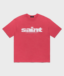 SAINTPAIN（セイントペイン）の「SP ローワーケース 半袖Tシャツ レッド（Tシャツ/カットソー）」