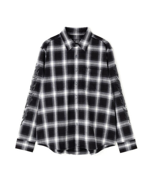 NOT4NERD(ノットフォーナード)の「NOT4NERD/ノットフォーナード/N4ND Offshoot Flannel Shirt(シャツ/ブラウス・メンズ・レッド/ブラック・L/M/XL)」の5枚目の写真
