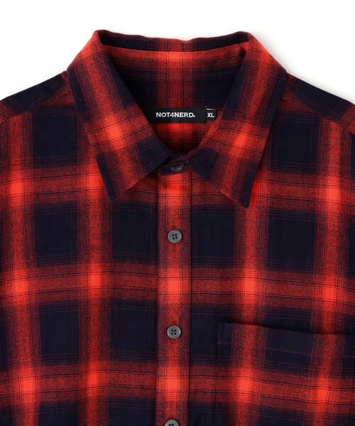 NOT4NERD/ノットフォーナード/N4ND Offshoot Flannel Shirt（シャツ