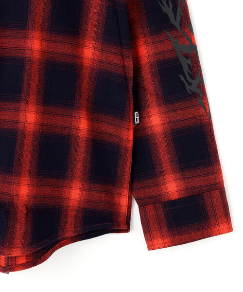 NOT4NERD(ノットフォーナード)の「NOT4NERD/ノットフォーナード/N4ND Offshoot Flannel Shirt(シャツ/ブラウス・メンズ・レッド/ブラック・L/M/XL)」の11枚目の写真