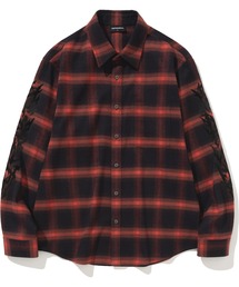 NOT4NERD(�m�b�g�t�H�[�i�[�h)��NOT4NERD/�m�b�g�t�H�[�i�[�h/N4ND Offshoot Flannel Shirt(�V���c/�u���E�X)