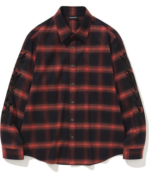 NOT4NERD/ノットフォーナード/N4ND Offshoot Flannel Shirt（シャツ