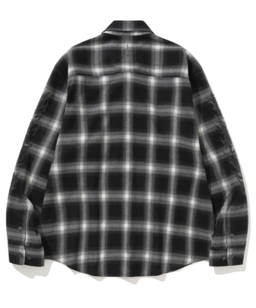 NOT4NERD(ノットフォーナード)の「NOT4NERD/ノットフォーナード/N4ND Offshoot Flannel Shirt(シャツ/ブラウス・メンズ・レッド/ブラック・L/M/XL)」の3枚目の写真
