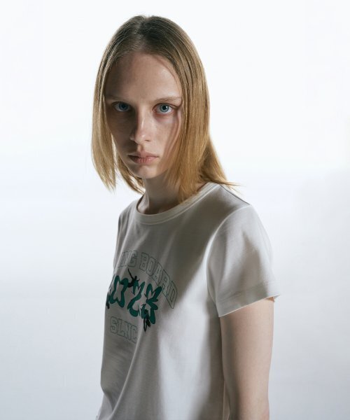 INSILENCE WOMEN(インサイレンスウーマン)の「スプリングボードTシャツ ホワイト(Tシャツ/カットソー・レディース・その他・SMALL)」の8枚目の写真