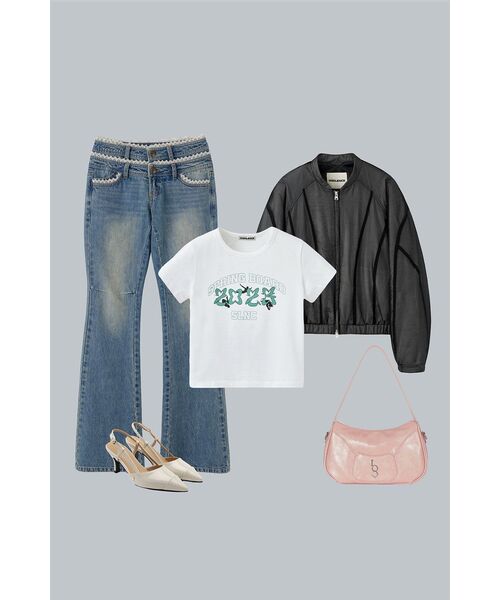 INSILENCE WOMEN(インサイレンスウーマン)の「スプリングボードTシャツ ホワイト(Tシャツ/カットソー・レディース・その他・SMALL)」の4枚目の写真