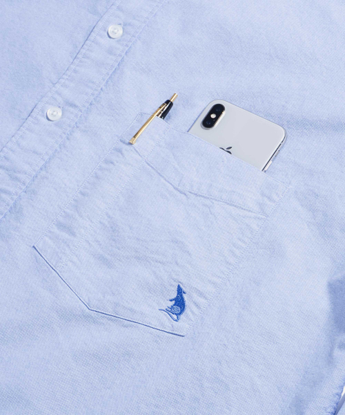 ESPIONAGE(エスピオナジ)の「Oxford Over Shirt Blue(シャツ/ブラウス・レディース・その他・MEDIUM/LARGE/X-LARGE)」の4枚目の写真