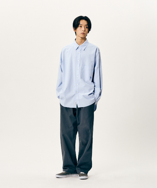 ESPIONAGE(エスピオナジ)の「Oxford Over Shirt Blue(シャツ/ブラウス・レディース・その他・MEDIUM/LARGE/X-LARGE)」の9枚目の写真
