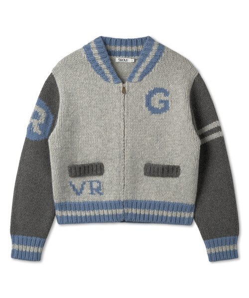 grove(グローブ)の「GRVR SPORTS_G ニットジップアップ_GREY(その他アウター・レディース・その他・FREE)」の12枚目の写真