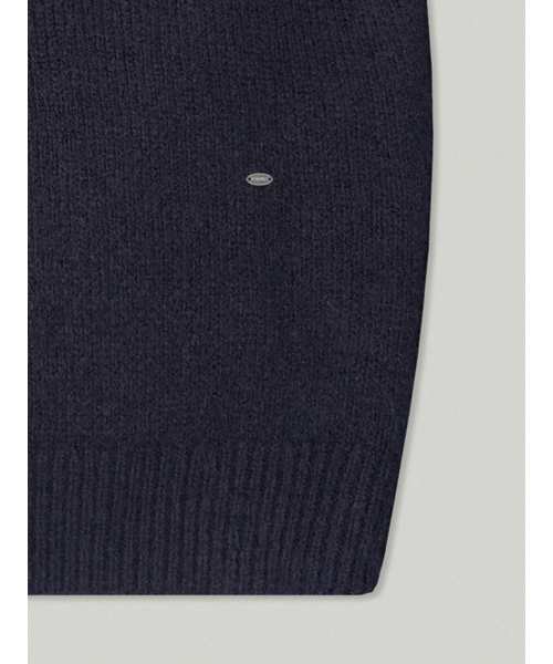 FOLNUA(フォルニュア)の「STEADY ROUND KNIT (NAVY)(ニット/セーター・レディース・その他・FREE)」の3枚目の写真