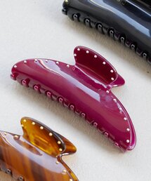 Kastane | 【fiw.】スタッズヘアバンスクリップ(バレッタ/ヘアクリップ)